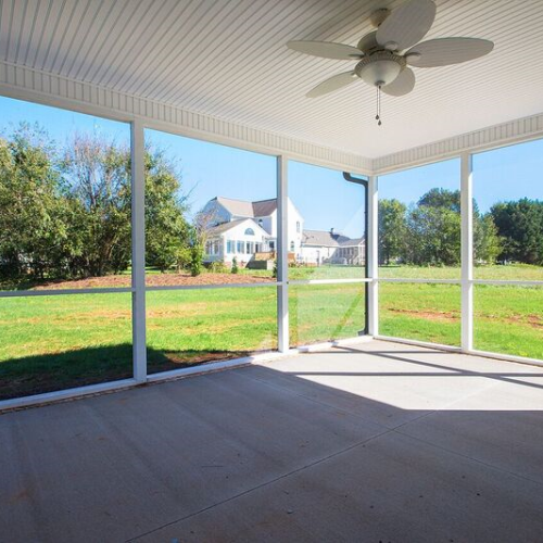 Screened porch